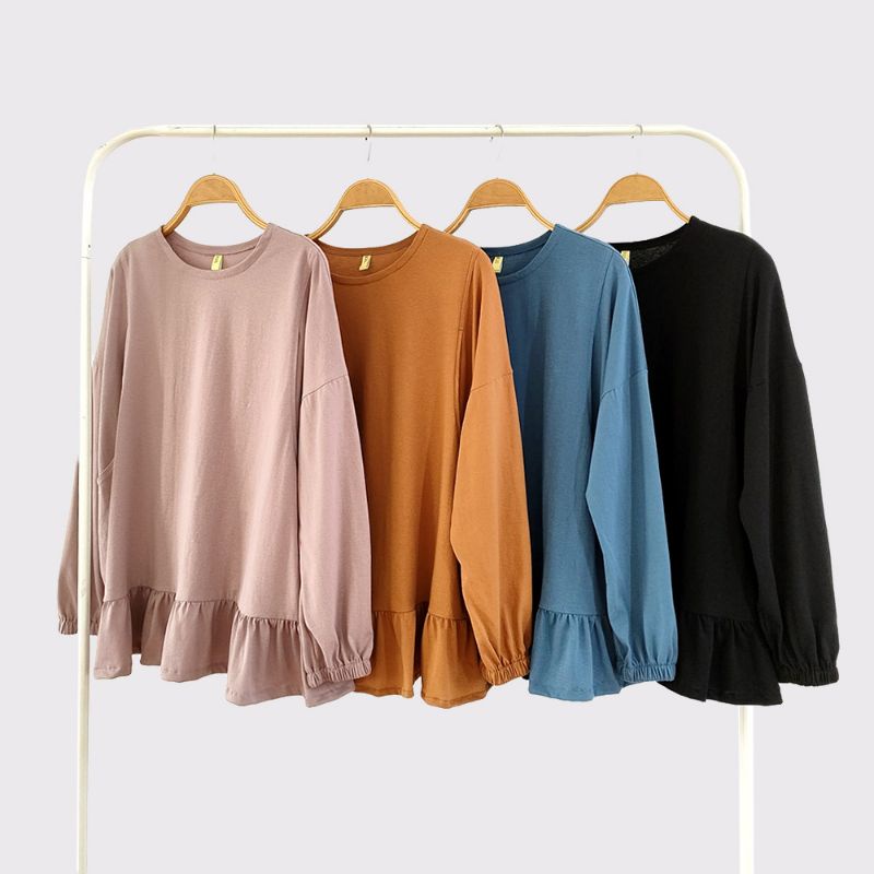 HUG MILLY - Kaos Menyusui Batwing Rempel