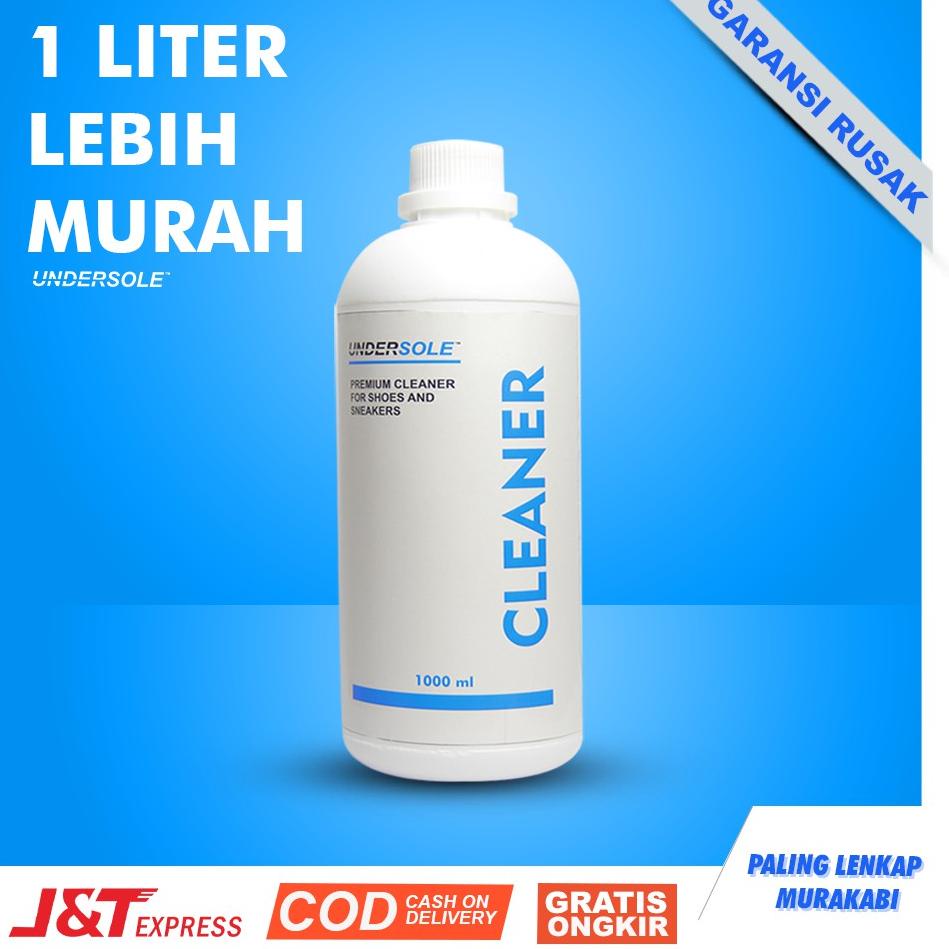 TERPERCAYA Shoes cleaner Pembersih sepatu  Sabun sepatu Shoe cleaner Cleaner sepatu 1 Liter