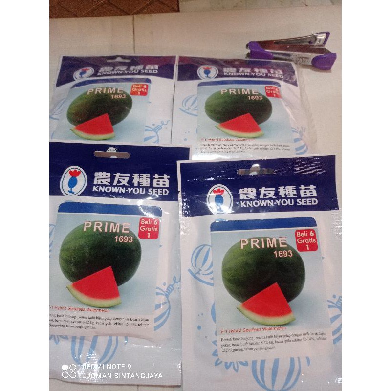 BIBIT/BENIH  SEMANGKA NON BIJI F1 PRIME TERPERCAYA DAN TERCEPAT PENGIRAMAN BARANG ORIGINAL BUAH BESA