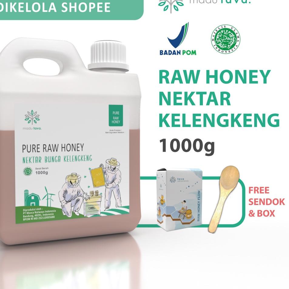 

♣ Asli Murni 1kg Tava Grade A Nektar Kelengkeng 100% Alami Pure Natural Raw Honey ♦