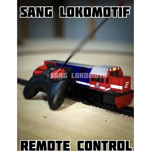 MINIATUR KERETA API LOKOMOTIF CC201 PERUMKA MESIN RC BISA JALAN,PAKAI TERBARU