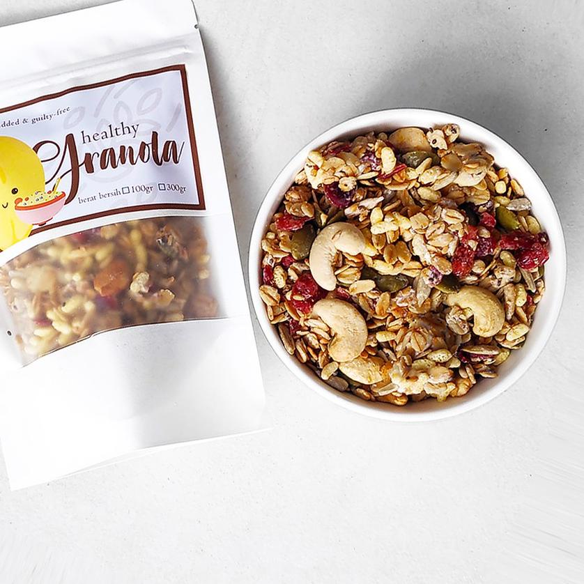 

▲ HEALTHY GRANOLA 300GR / SEREAL / SARAPAN BERGIZI ♜