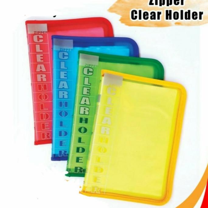 

ZIPPER CLEAR HOLDER / ZIPPER DOCUMENT KEEPER TOPLA 40 POCKET .