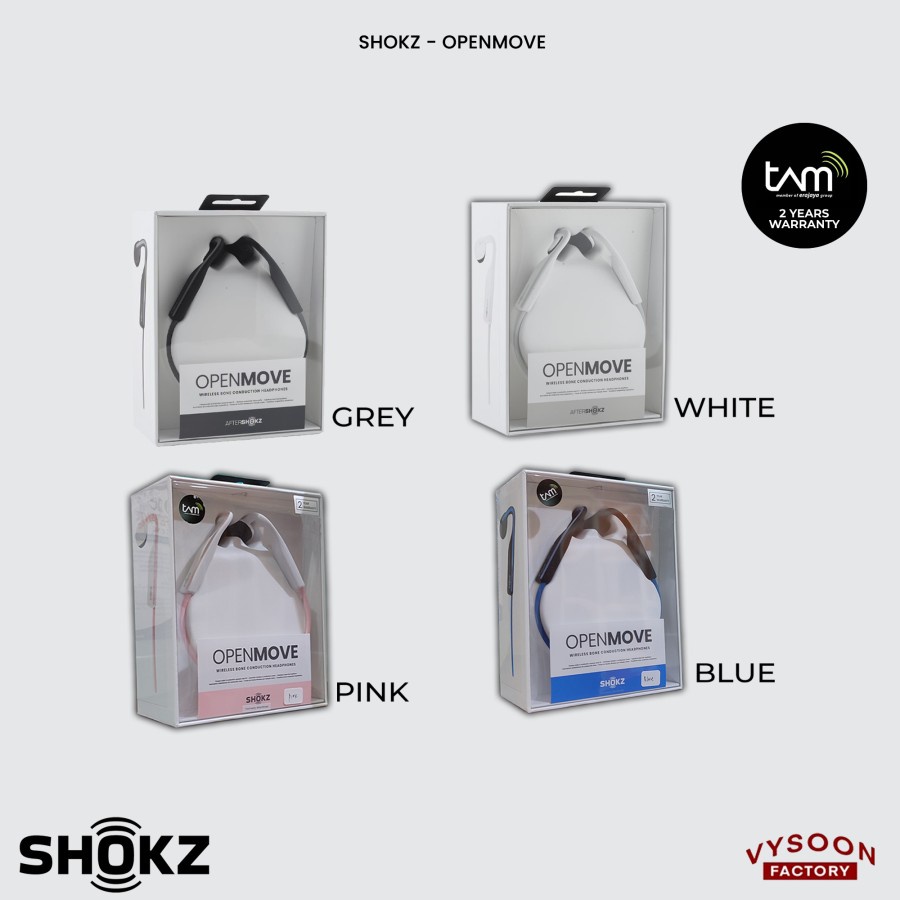 Shokz Open Move Bone Conduction Open Ear Lifestyle Headphones