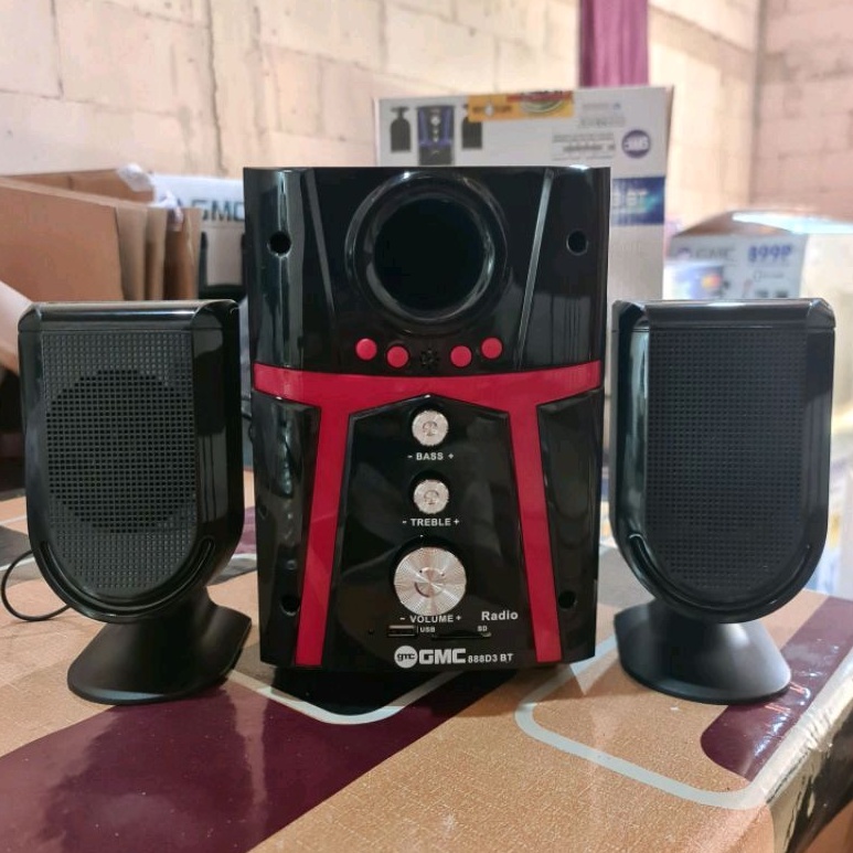 Salon Aktif GMC 888D3 Bluetooth USB FM Radio