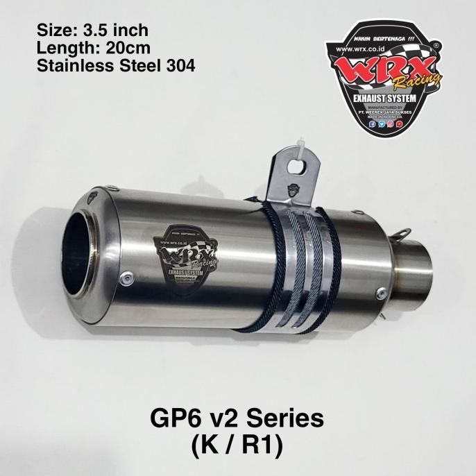 Knalpot WRX Silincer GP6 v2 K SS ---READY---