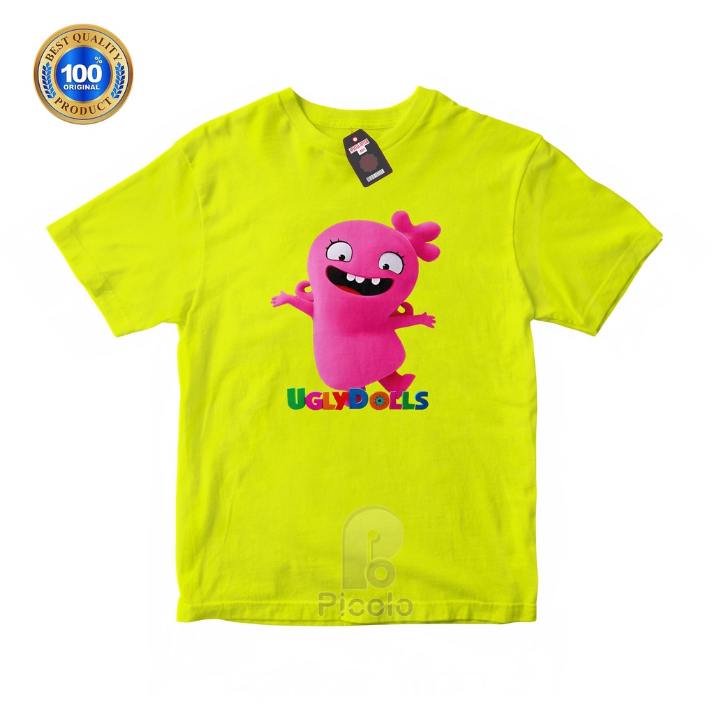 (FREE NAMA) BAJU KAOS ATASAN ANAK MOTIF UGLY DOLLS UNISEX Bahan COTTUN