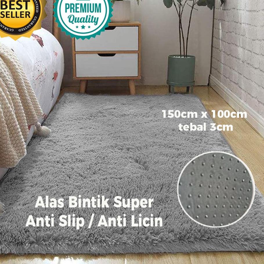 ☝ KARPET BULU RASFUR / KARPET KAMAR TIDUR / KARPET KAMAR AESTHETIC DEKORASI NYAMAN ANTI SLIP PREMIUM