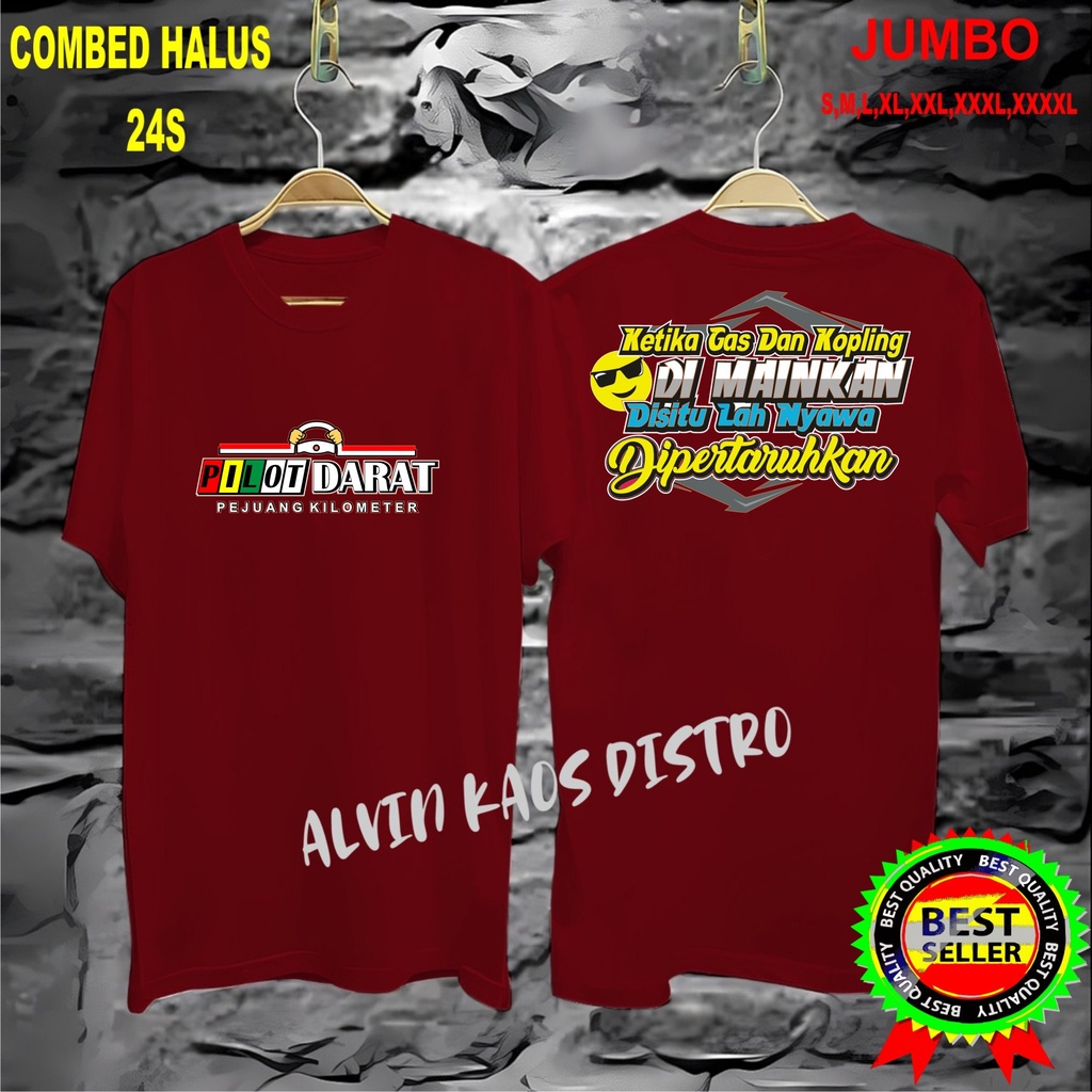 APP Kaos DTF DB PEJUANG KILO METER  Kaos Murah /Pakaian Pria pakaian Wanita Best Seller