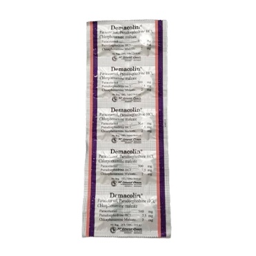 DEMACOLIN 10 TABLET/STRIP OBAT DEMAM FLU ALERGI BERSIN BERSIN