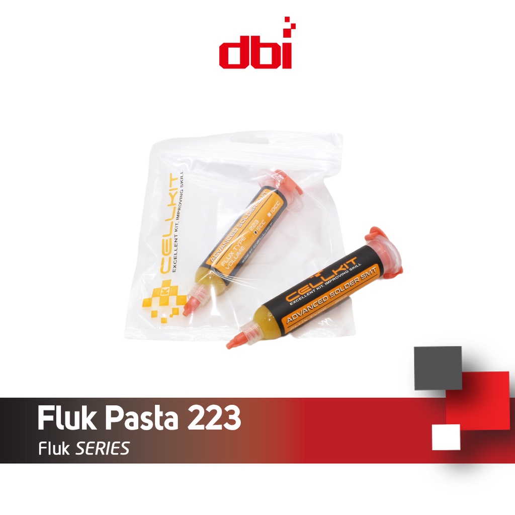 Fluk Solder Pasta Kuning 223 Tube 5cc CELLKIT