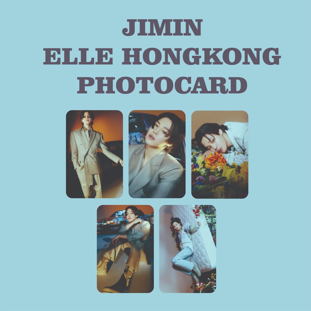 PHOTOCARD JIMIN ELLE HONGKONG