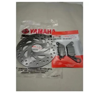 Piringan Depan Cakram + Kampas Rem Depan Yamaha Mio J , Mio Soul GT 113/115 , Fino Fi 115 , Mio New 115 54P/3C1