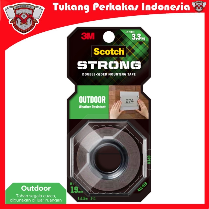 3m Double Tape Outdoor Scotch super kuat permanent mounting Tape 3m