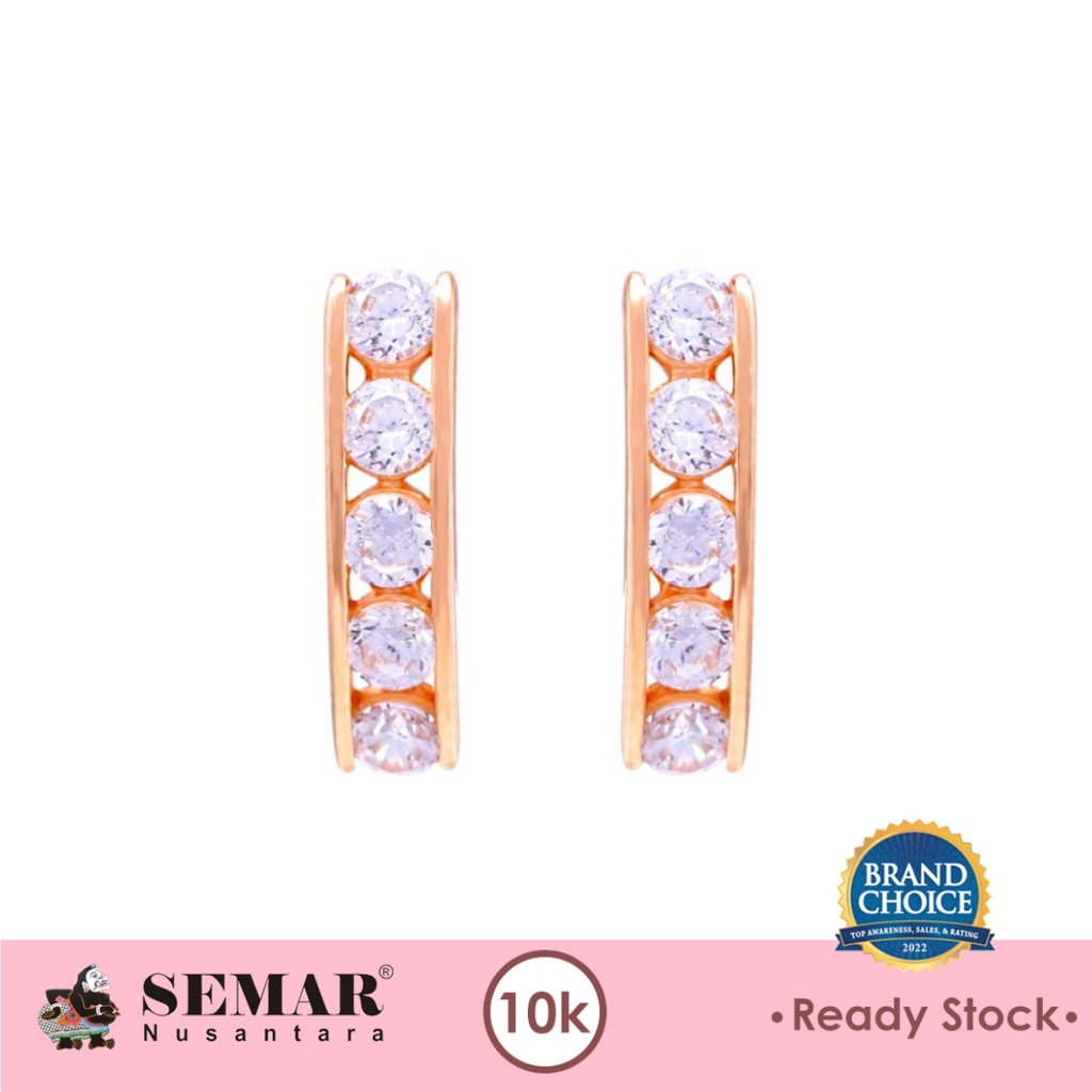 Anting  Emas List Gold 10K Semar Nusantara