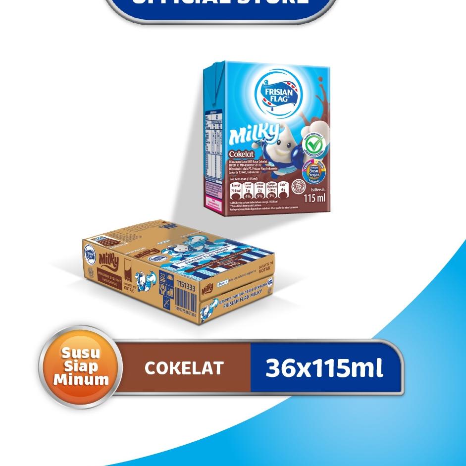 

✪ Frisian Flag UHT Milky Chocolate 115ml (36pcs) Multipack ✿