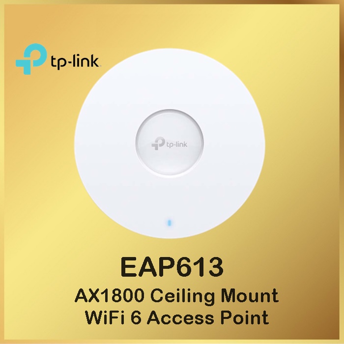 Tp-Link EAP613 AX1800 WiFi 6 Dual Band Gigabit Wireless Access Point