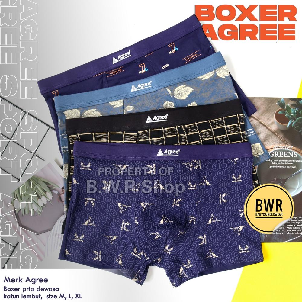 Terbaru [ 3pc ] BOXER AGREE PRIA SPORT BOXER AGREE SPORT 1231 1232 1233 1234 1235 1236 1237 1238 632