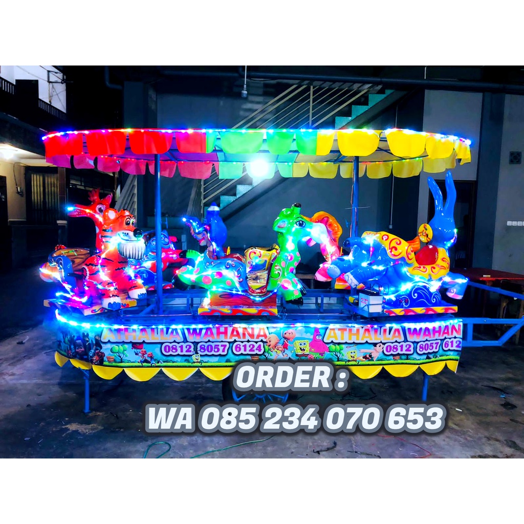 ODONG ODONG KERETA PANGGUNG KARAKTER ANIMAL FULL FIBER