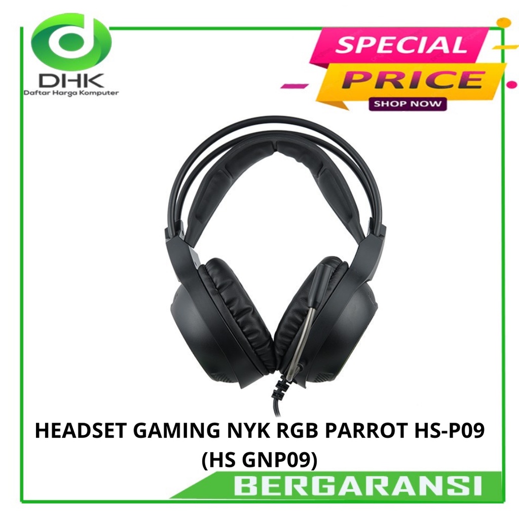 HEADSET GAMING NYK RGB PARROT HS-P09 (HS GNP09)