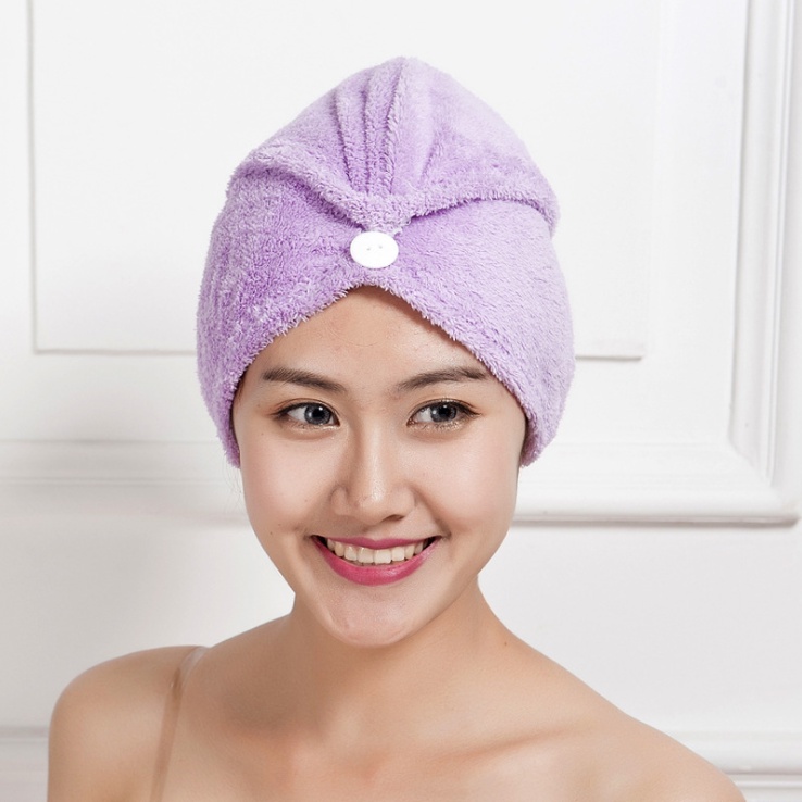 Handuk Keramas Pengering Rambut Kepala Microfiber Magic Towel Souvenir Pernikahan Syukuran 97