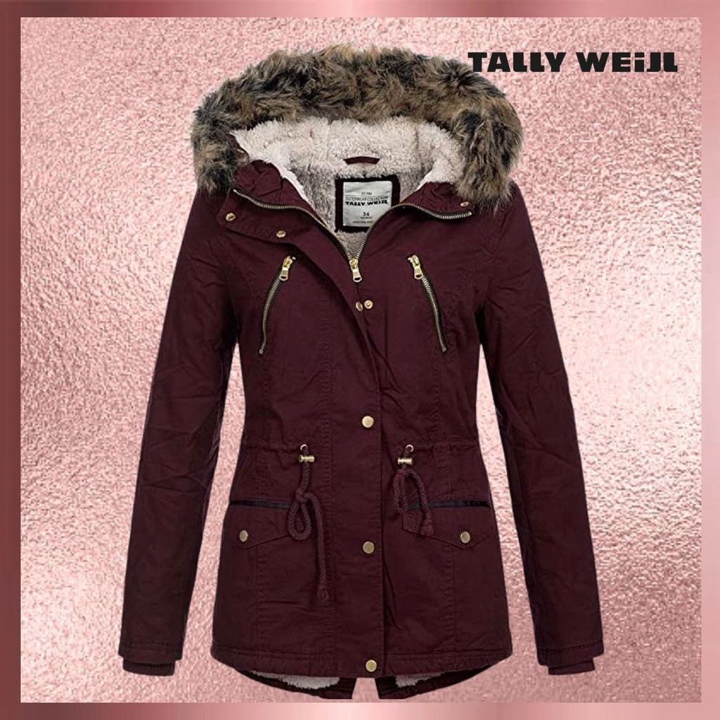 Preloved Jaket Parka Wanita TALLY WEIJL Winter Coat
