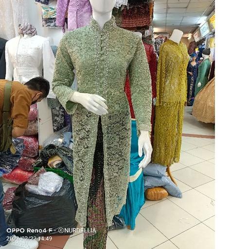 ➼ READY KEBAYA IBU BESAN BROKAT MIX PAYET MUTIARA/SETELAN IBU BESAN ➦