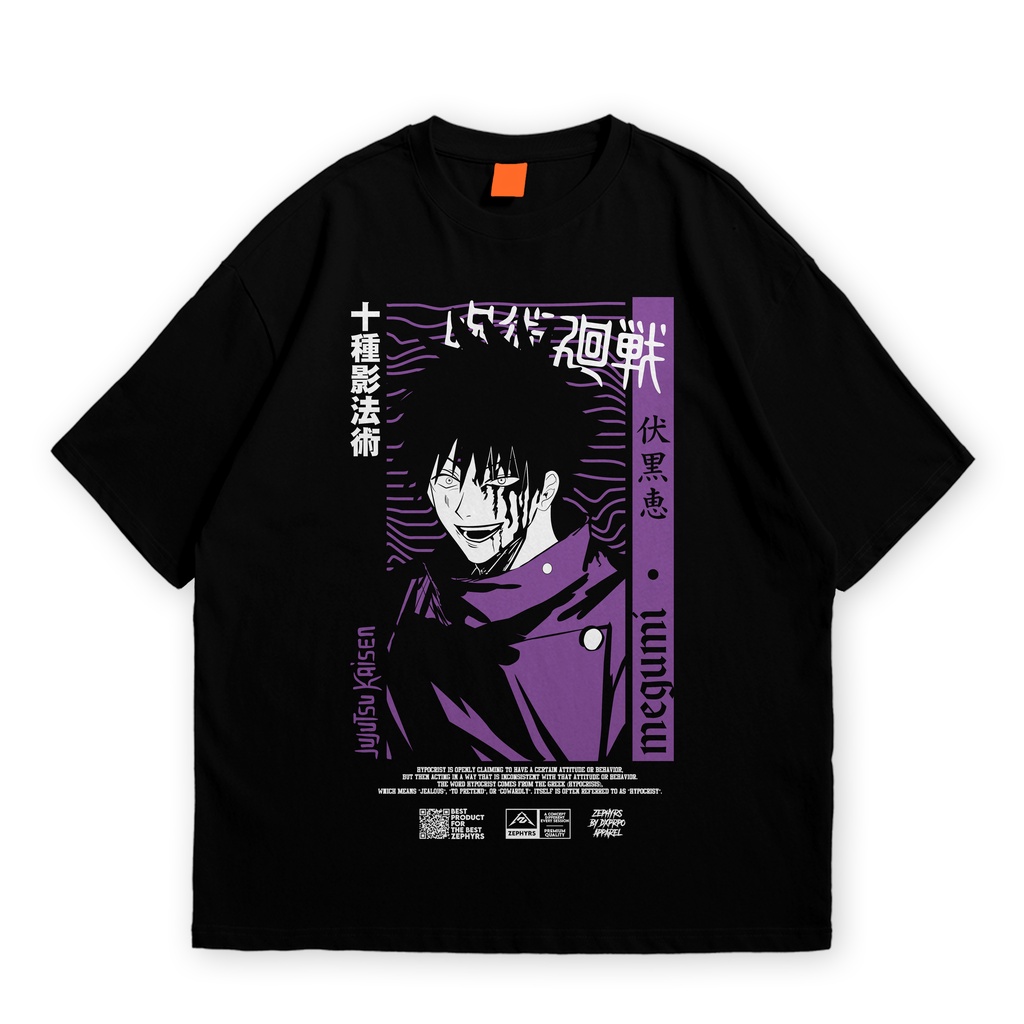 Kaos Anime Megumi Fushiguro Jujutsu Kaisen