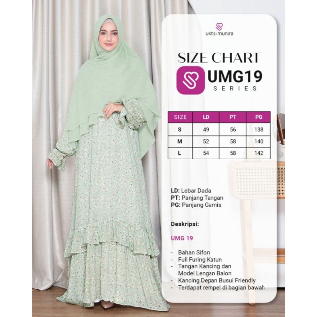 Gamis Ukhti Munira UMG 19
