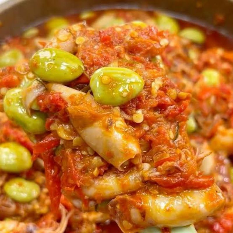 

sambal cumi asin homemade extra pedas