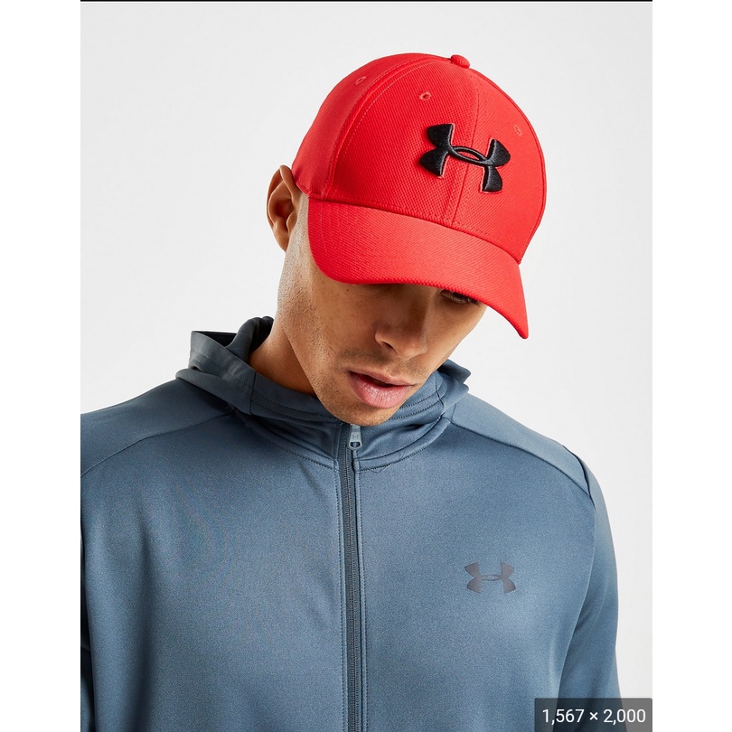 Topi UNDER ARMOUR UA Blitzing 3.0 Cap RED 1305036-600 Hat Original