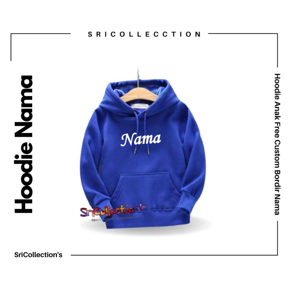 Sweater Hoodie Anak Bordir Nama LANGSUNG ORDER
