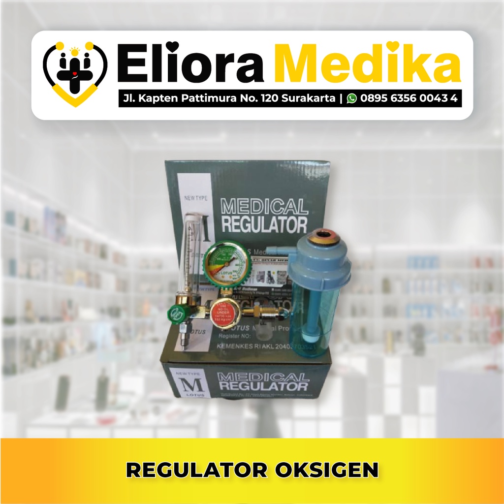 Regulator Oksigen / Regulator tabung oksigen / regulator medis / regulator Oxygen Medis