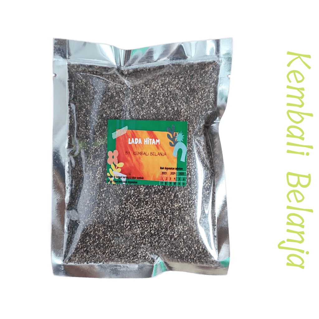 Merica/ Lada hitam giling Kasar 1 Kg/ Black Pepper Crushed/ Lada Hitam Cracked