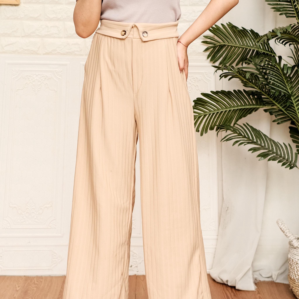 VS - Celana Kulot Peony Kulot Pants Wanita Premium