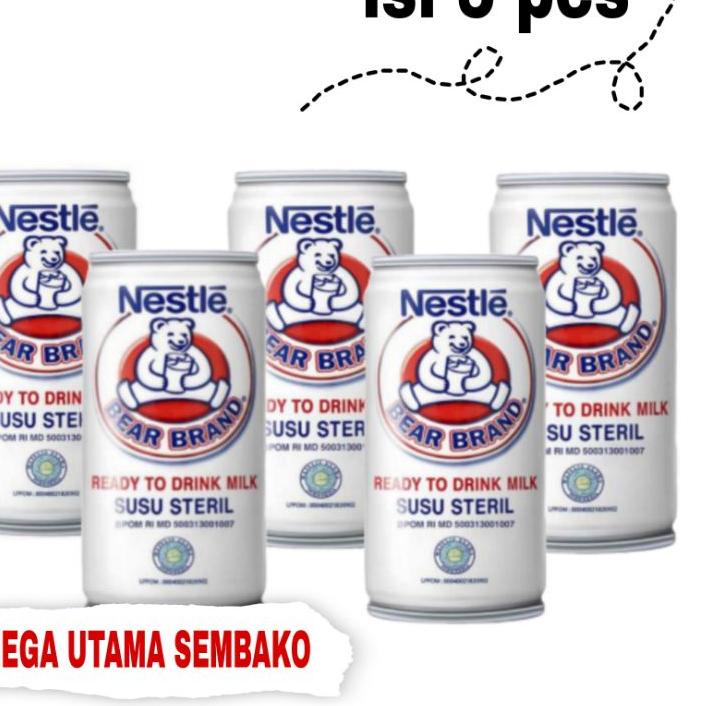 

♪ Bear brand 189 ml susu beruang paket isi 5 kaleng ❈