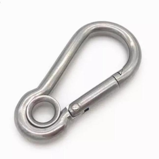 304 Stainless steel Carabiner Snap Hook Spring Hook shackle