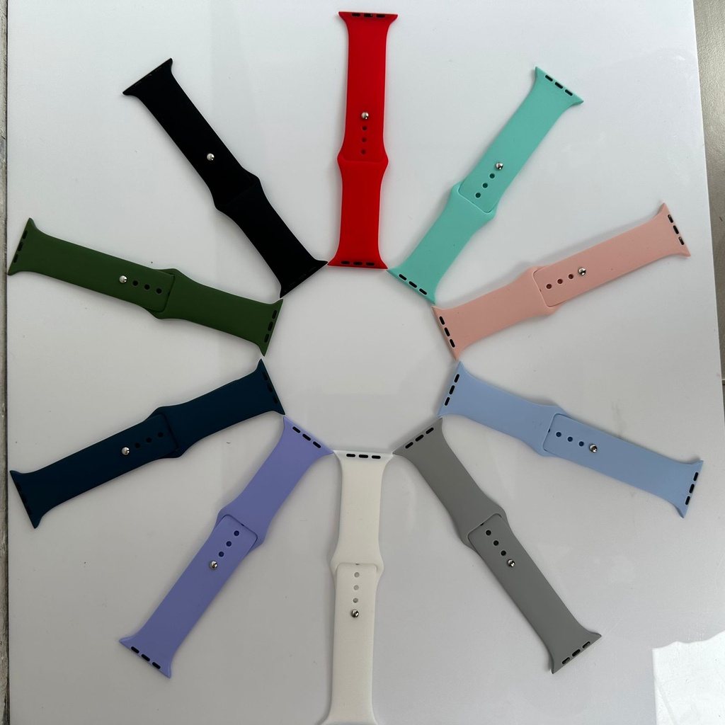 STRAP POLOS RUBBER SMARTWATCH SIZE 38/40/41MM &amp; 42/44/45MM GRADE A+