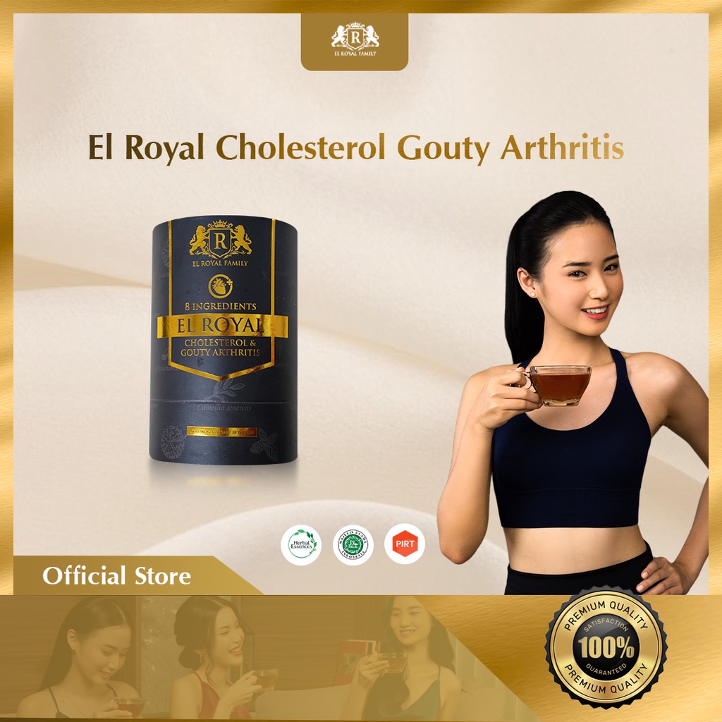 

El Royal Cholesterol & Gouty Arthritis Tea Teh Herbal Penurun Pengontrol Kadar Gula Kolestrol Gejala Asam Urat Mengatasi Maag Menyegarkan Pernafasan