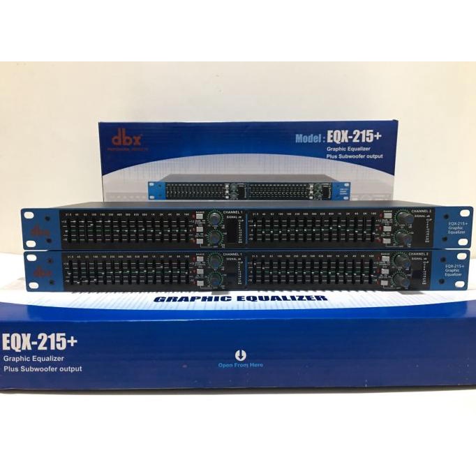 EQUALIZER DBX EQX215 + SUBWOOFER / EQX 215 + SUB NEW GRADE A++