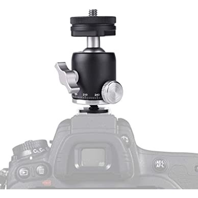 Ballhead mini with hotshoe holder for Kamera Mirrorless smartphone H11