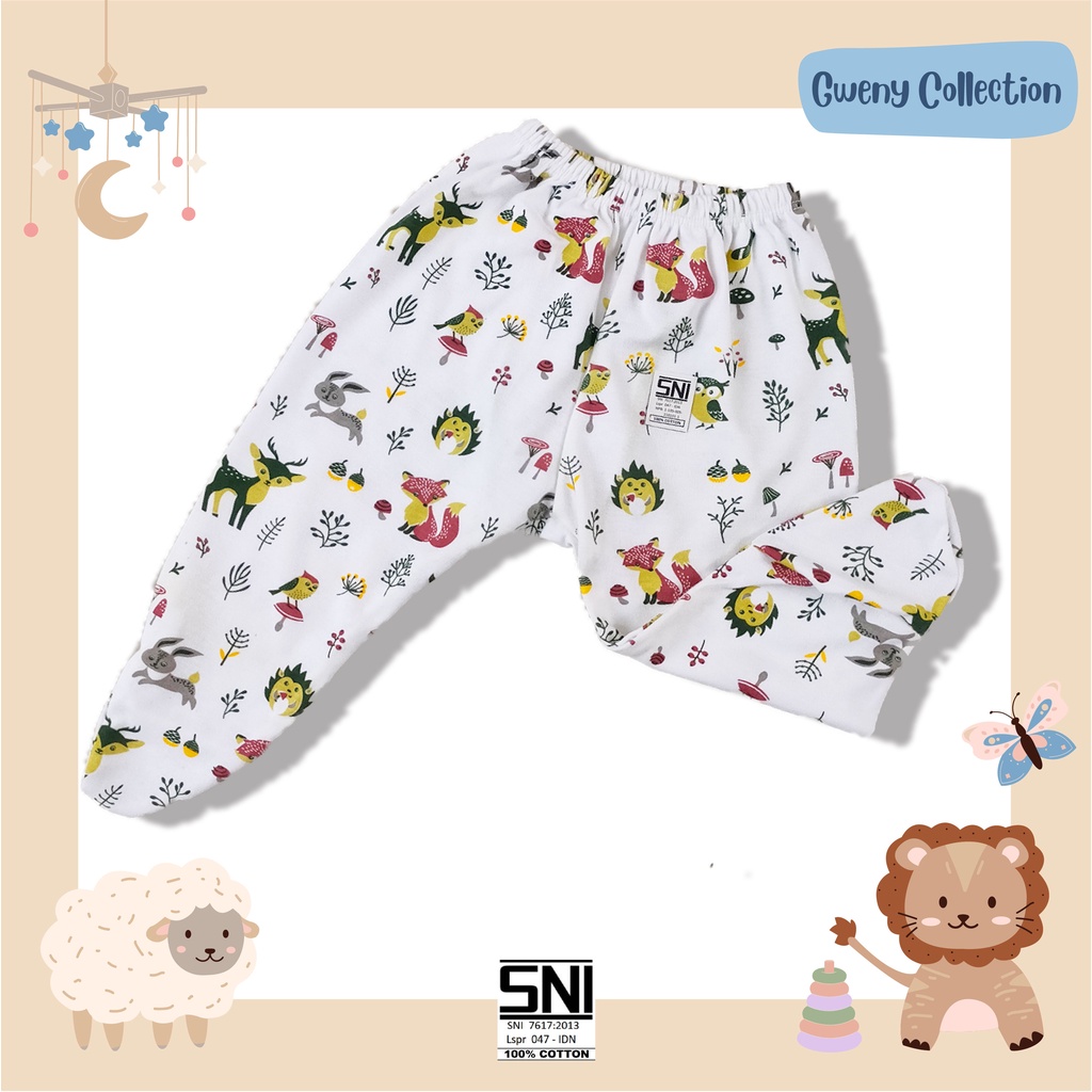 Celana Buntu Panjang  Bayi / Celana Panjang Buntu  Anak Motif Foxy