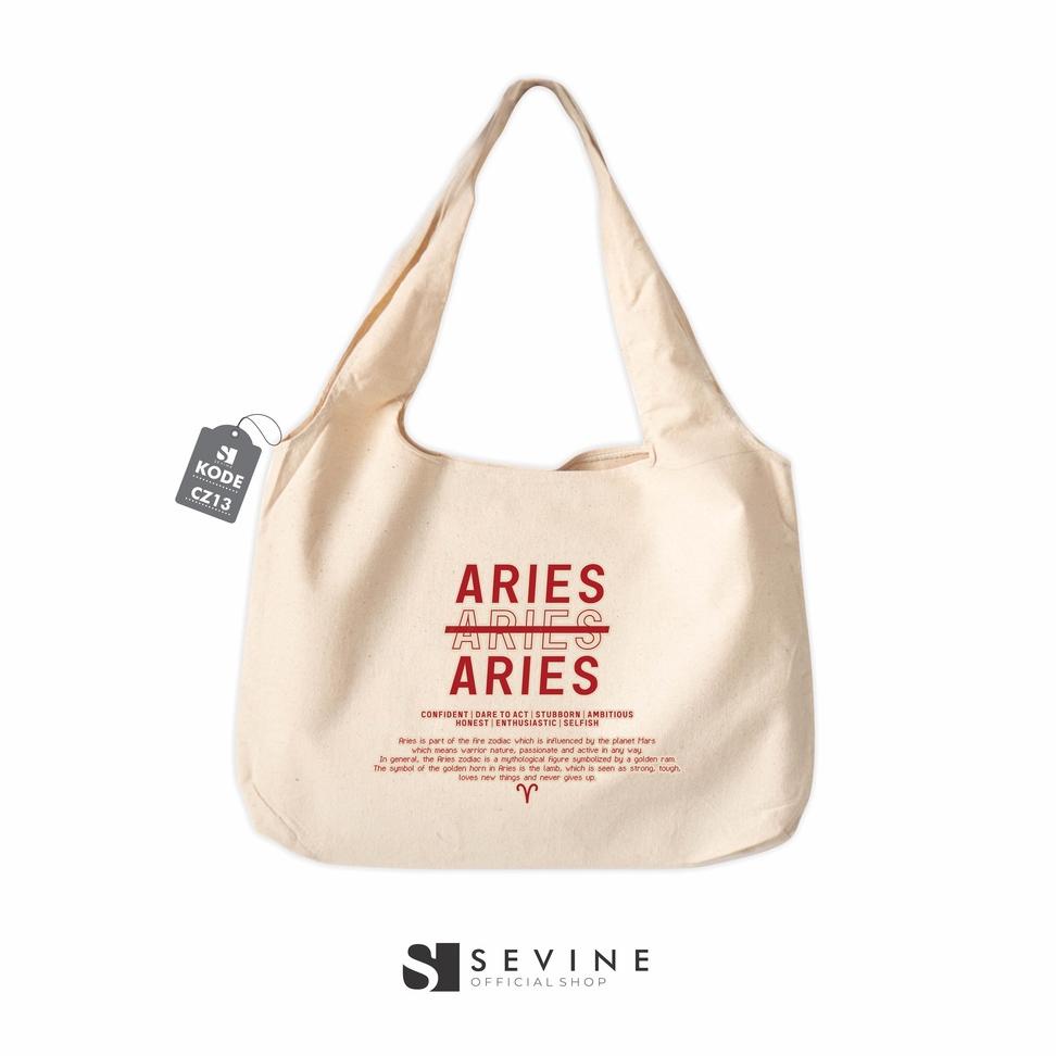 TDR.12Fe23d • Sevine Tote Bag Kanvas Bonnie Tas Wanita Kuliah Fashion Laptop Totebag Aesthetic Zodia