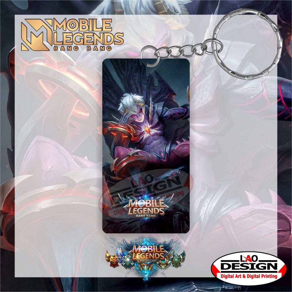 Gantungan Kunci Dyrroth - Mobile Legend - Gantungan Kunci Akrilik - Ganci Akrilik - Gantungan Kunci 