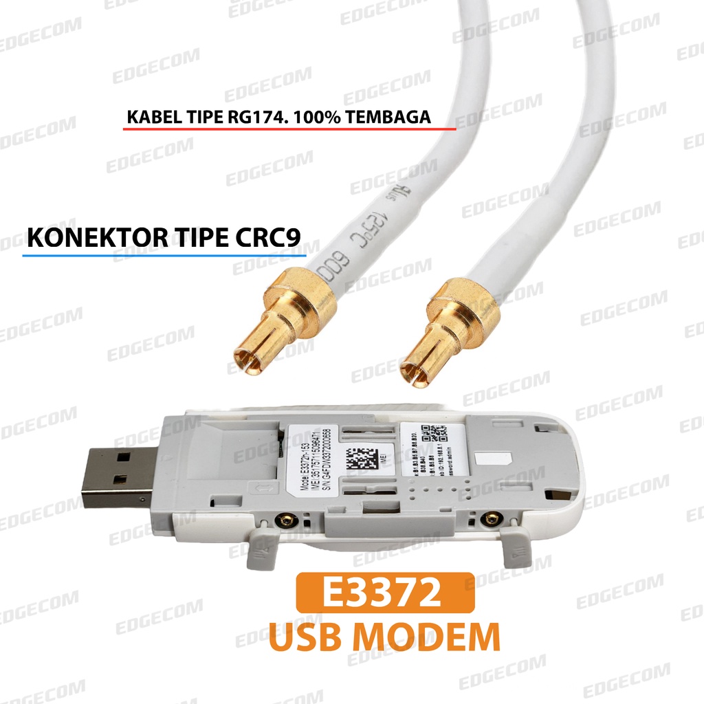 Antena External Modem Mifi dan USB 4G LTE HUAWEI E5573, E5577, E3372 TS9 DAN CRC9