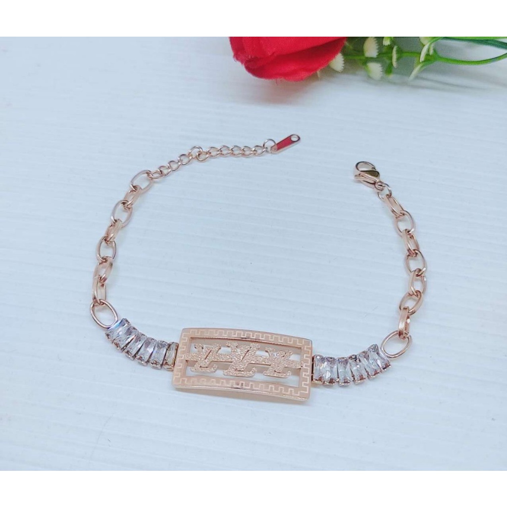 Gelang Rantai Titanium Permata T01