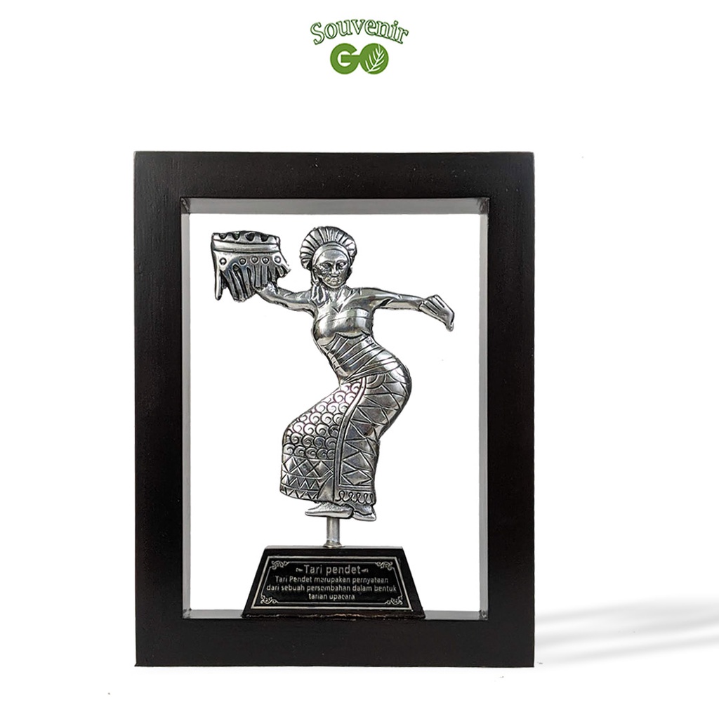 Souvenir Frame Tari Pendet Bali Khas Indonesia