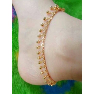 Kerincing Gelang Kaki India / Gelang Kaki Bola Emas 24K Xuping