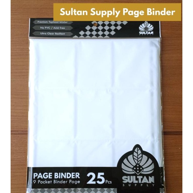 

Terbaru !!! Sultan Page Binder A4 9P (9 Pocket Isi 25) Clear