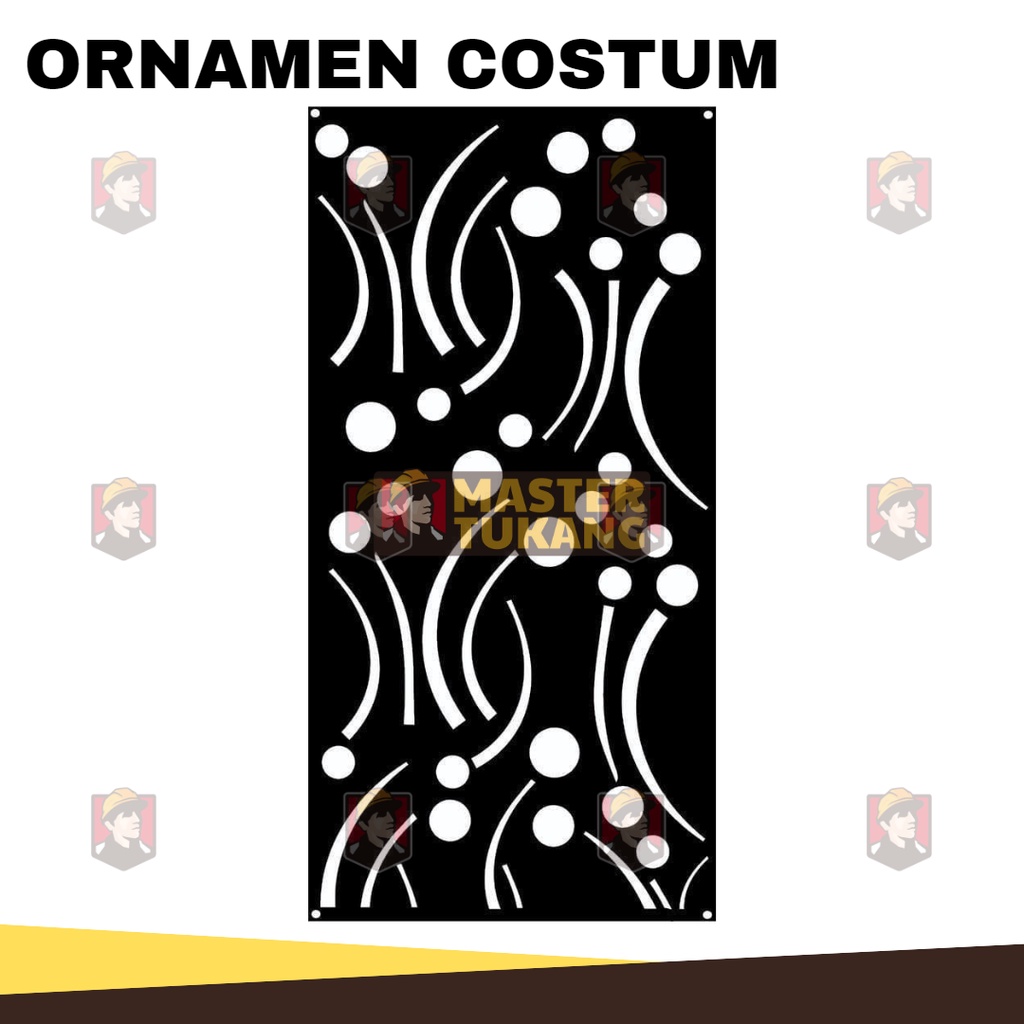 Cutting Ornamen Plat Besi Premium Plat Besi Hitam